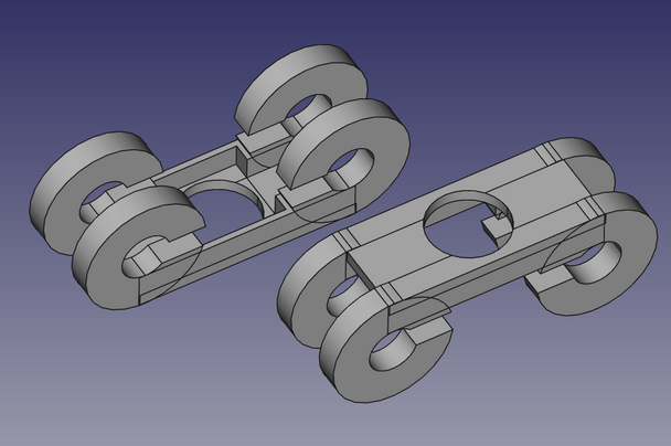 SMA connector mount.